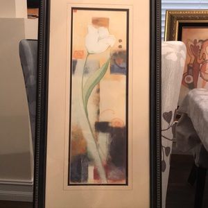 Alfred Gockel print. Frame 28 1/2 x 14 inches